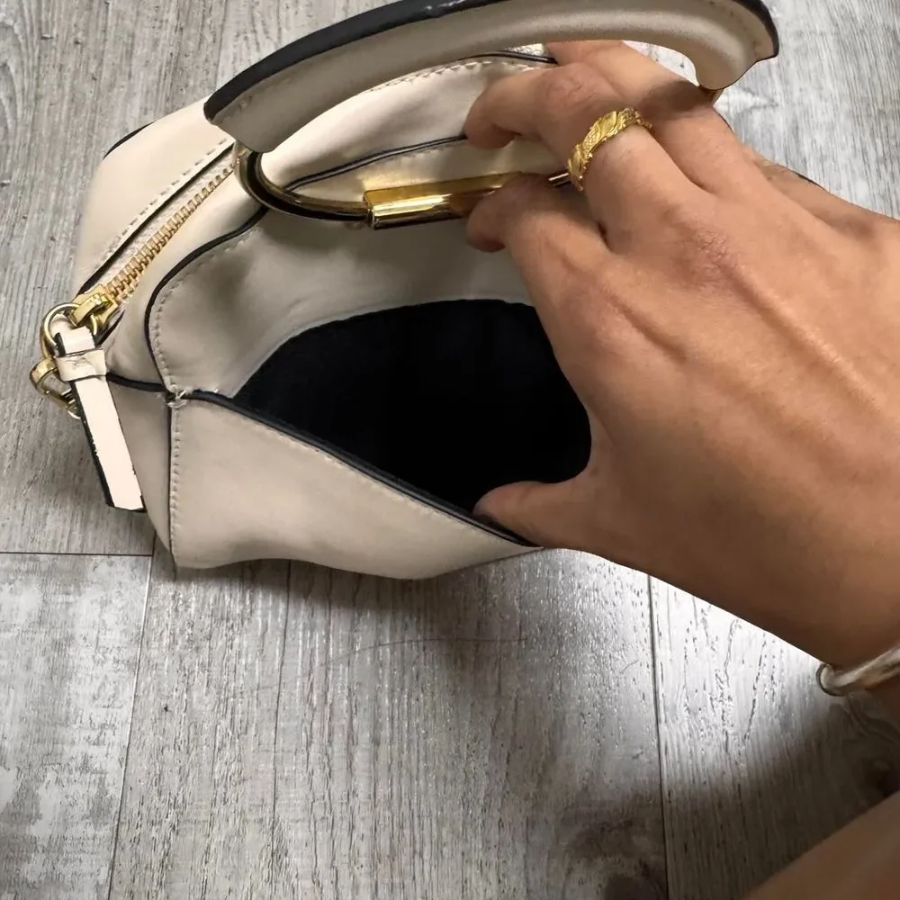 A-new-day Women's White and Cream Bag